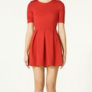 Red Zara Dress Size:S